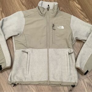 The North Face Full Zip Fleece Jacket Polartec Light Brown Women’s Small